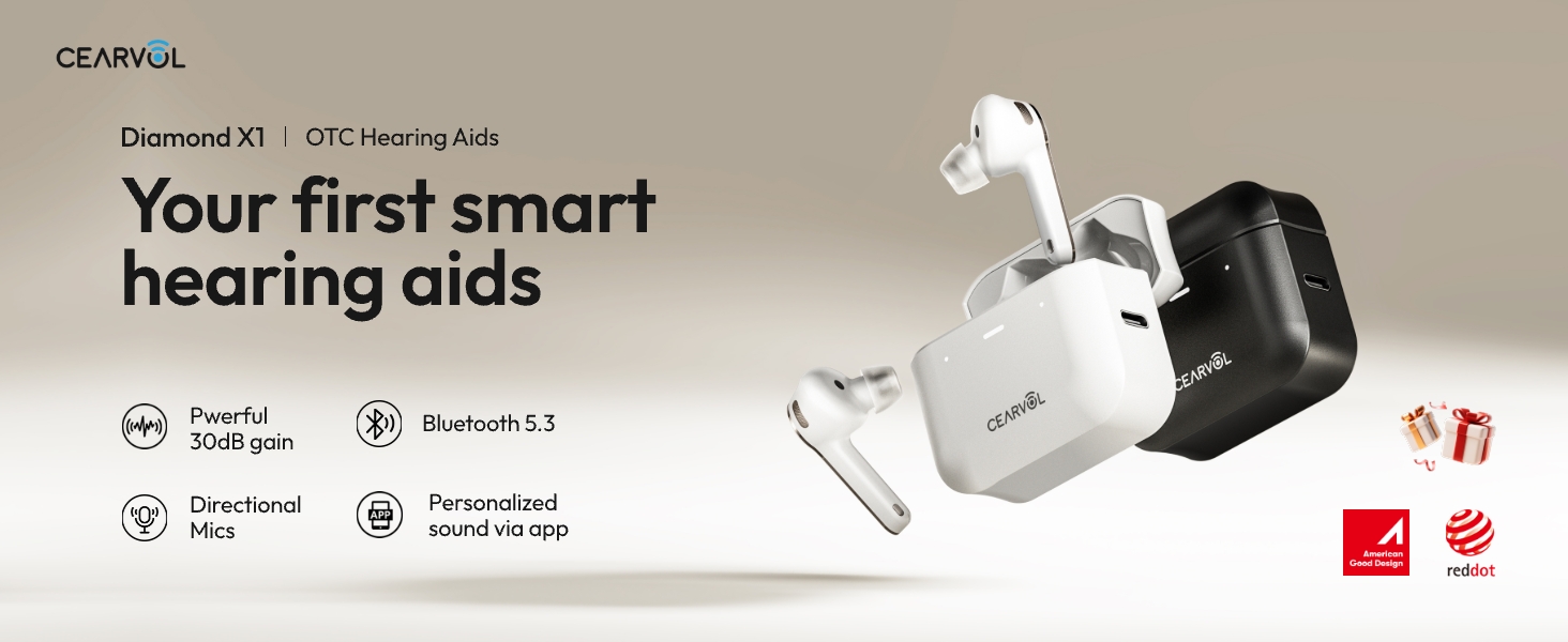 Amazon.com: Cearvol Diamond X1 OTC Hearing Aids with Bluetooth