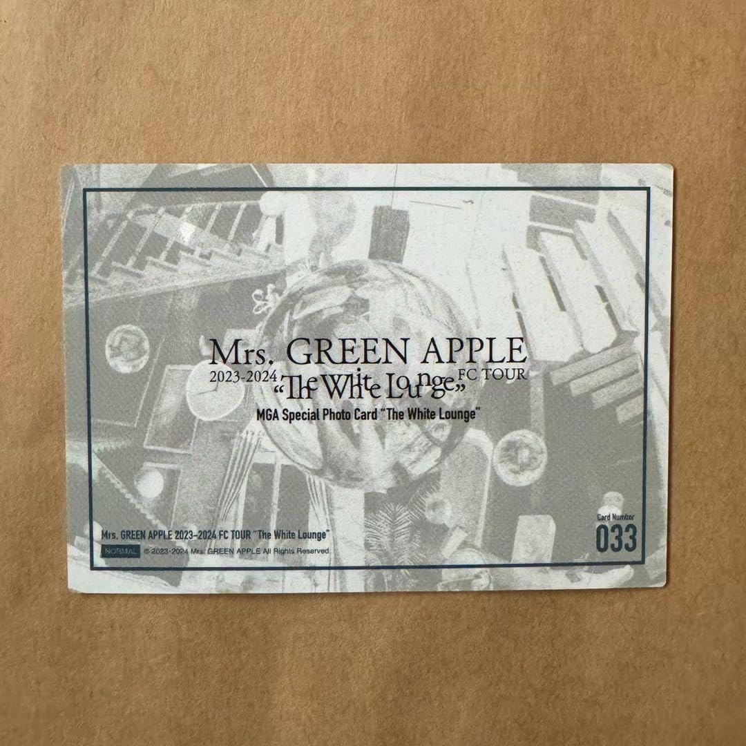 Mrs. GREEN APPLE フォトカード Mrs. GREEN APPLE フォトカード034の通販 by こん's shop｜ラクマ