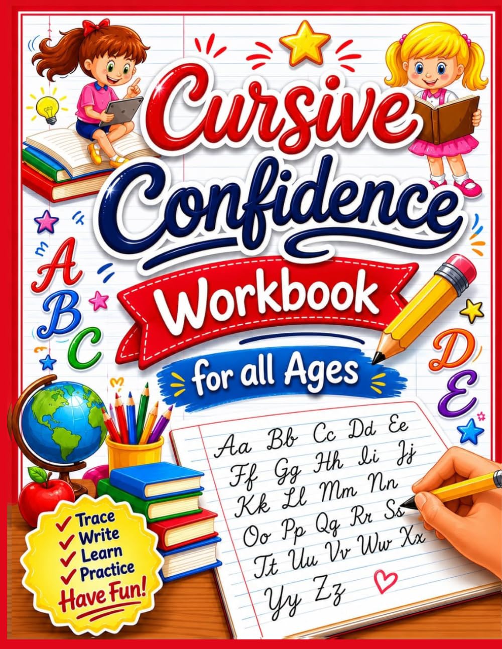 Cursive Confidence: An Easy-to-Follow Cursive Workbook for Beginners of All Ages