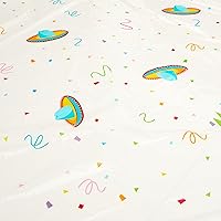 Vista 2 de Mantel de plástico para fiesta mexicana, 54 x 84 pulgadas