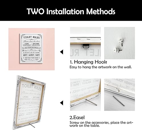 Miniatura 6 de OGILRE Decoración inspiradora de pared, con texto en inglés "I Am Kind I Am Smart I Am Brave, Affirmations", lienzo con citas inspiradoras para