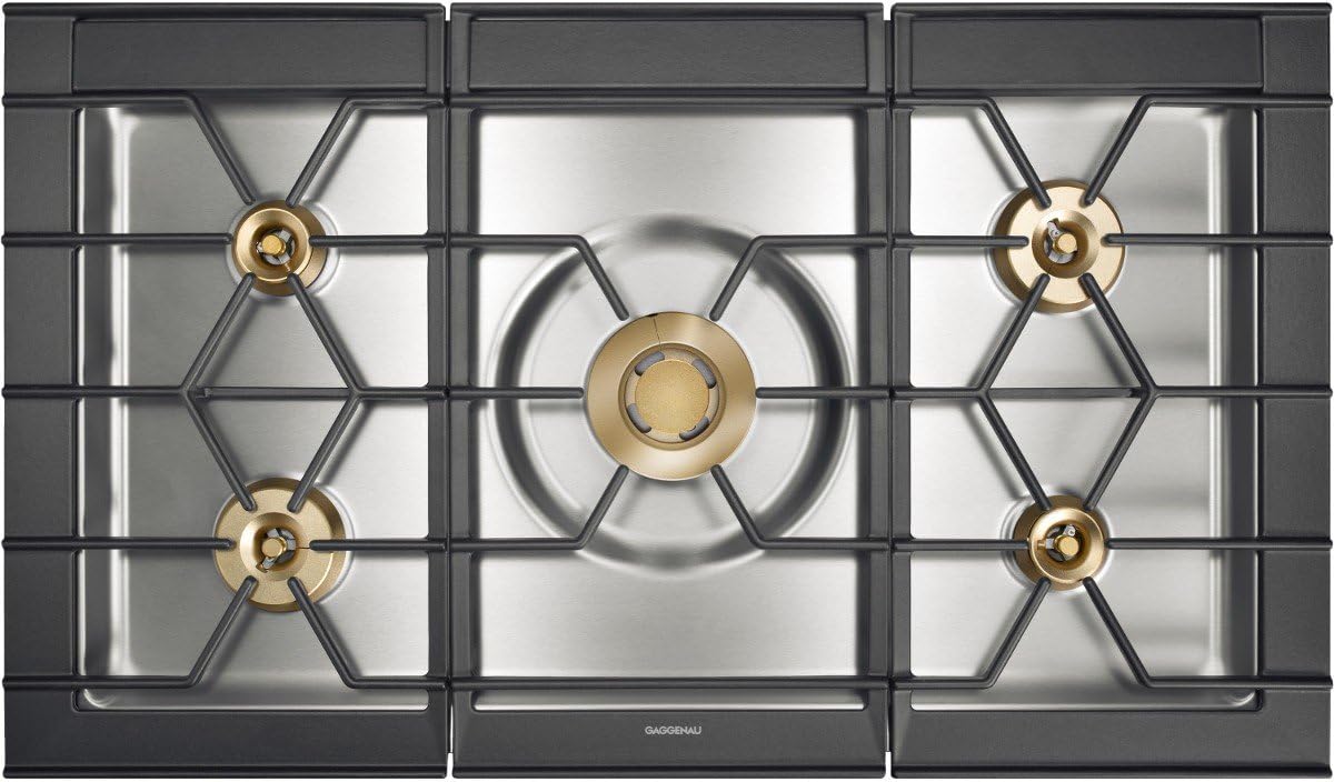 Gaggenau Gas hob CG 492 111F steel finish 100 cm