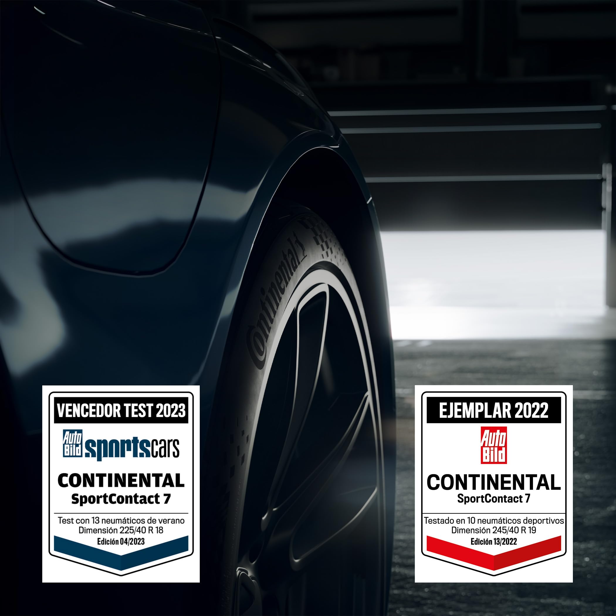 CONTINENTAL - SportContact 7-235/35 ZR 19-91Y/D/A/72dB - Neumáticos de verano
