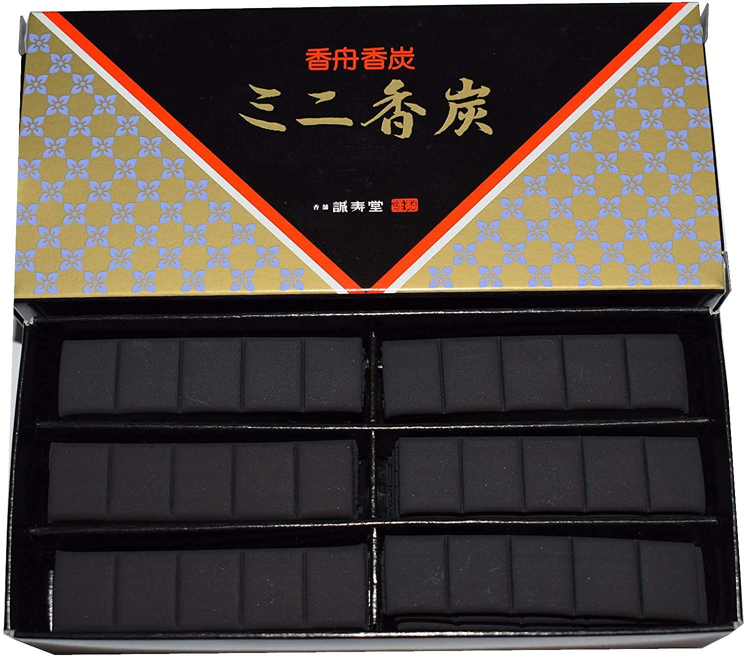 Amazon｜香舗 誠寿堂ミニ香炉炭 (黒, 10)｜香炉灰 オンライン通販