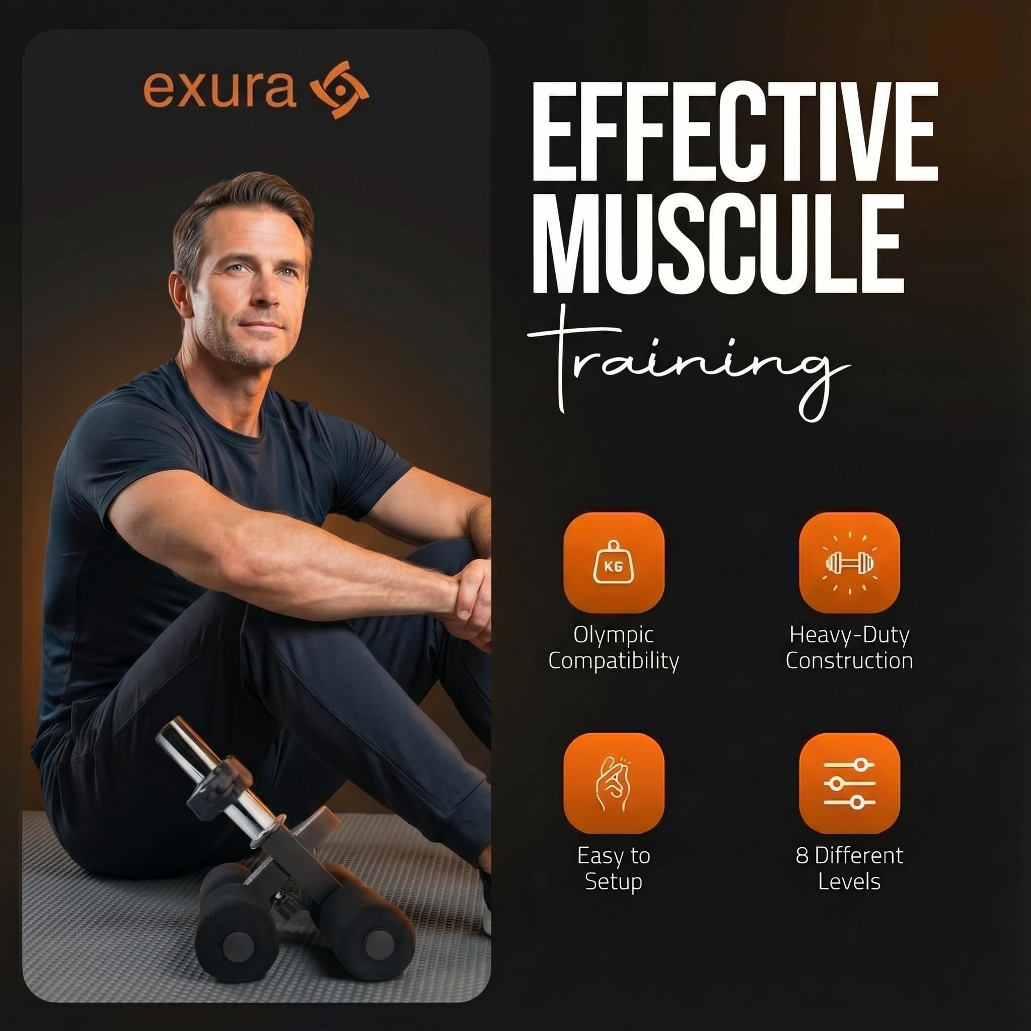 Tib Bar Adjustable Exura Fit Both 2 and 1 Inch Plates, Premium Quality Tibialis Trainer, Calf Raise, Tibialis Bar, Ben Atg Equipment, Atg Tib, Tibialis Raise, Calf Trainer