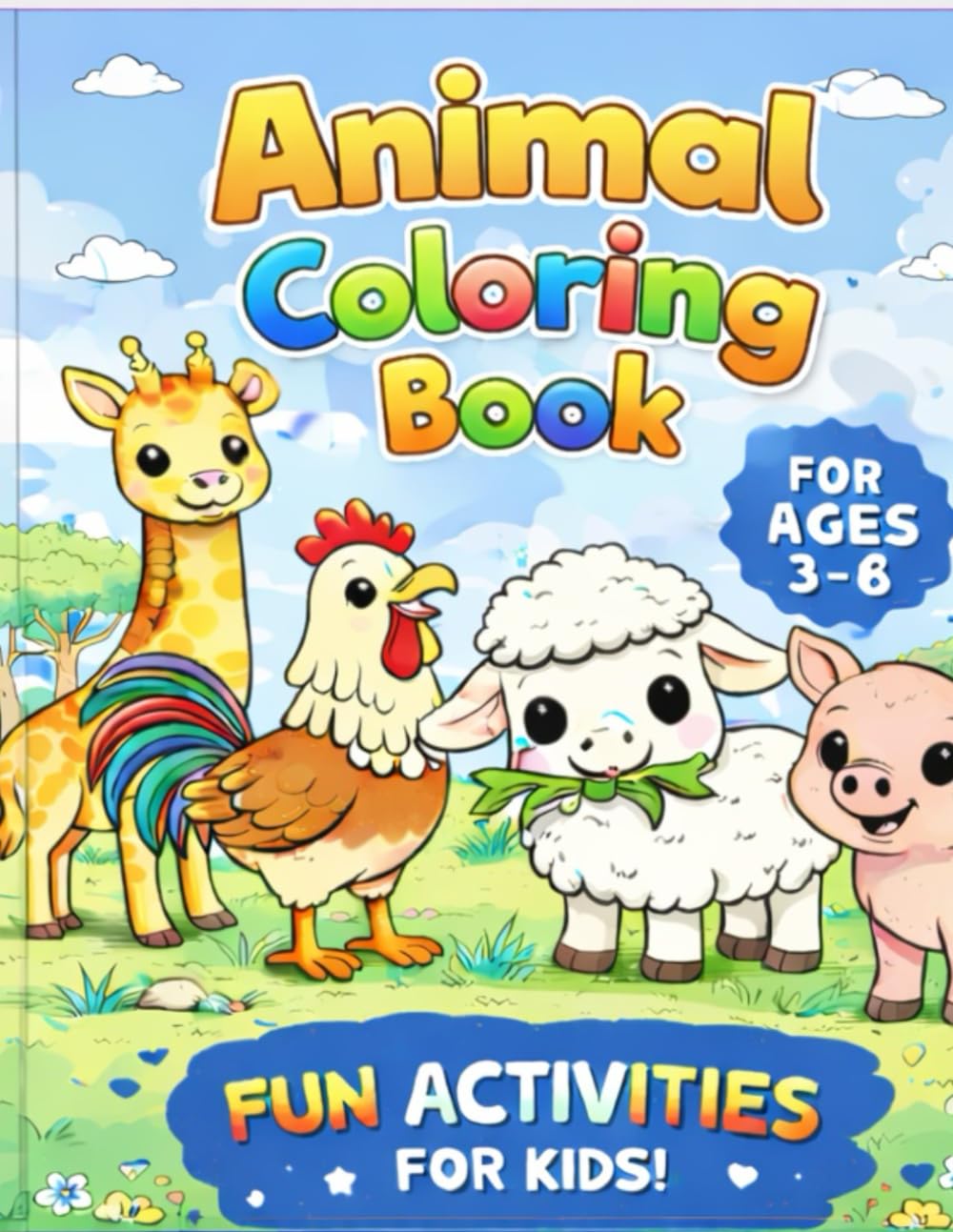 Animal Coloring Book: Fun Activities for Kids