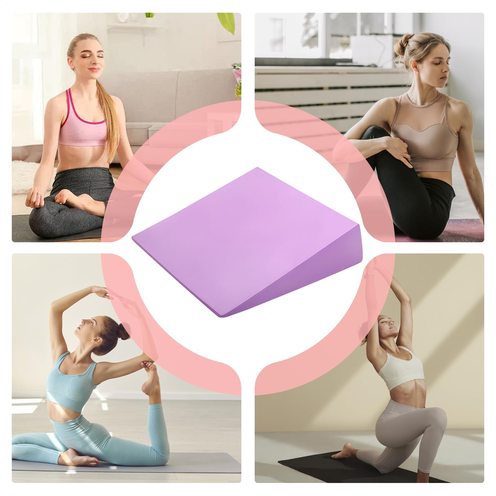 Zeppa in schiuma per yoga, cunei in schiuma, cunei per esercizi, schiuma EVA, per pilates, allenamento e sport
