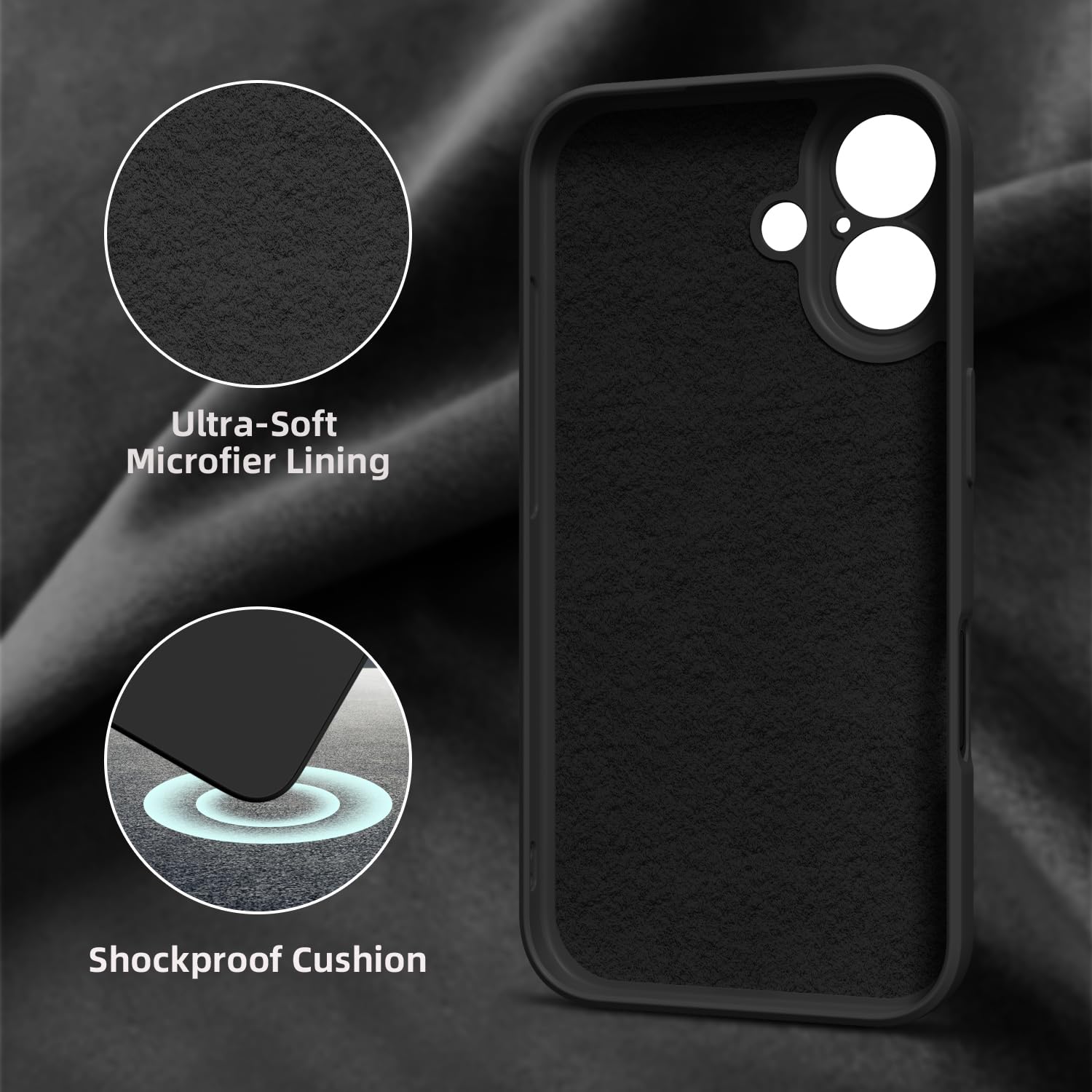 IPhone 15 Pro Max Hülle Silikon, ElestBela Hanyhülle IPhone 15 Pro Max Ultra Dünn Slim Mit
