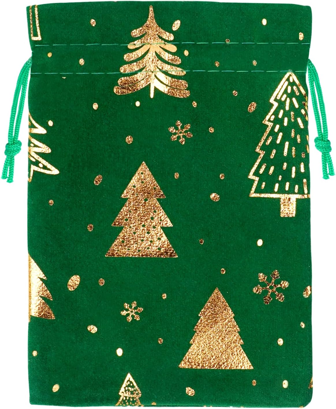 Jactales Small Velvet Drawstring Christmas Gift Bags 12