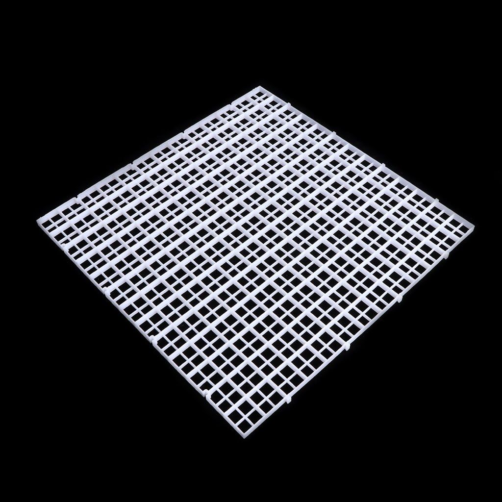 Aquarium Divider Tray Grid Egg Crate Light Diffuser Fish for Tank Bottom Filter Plate Inches Heater Thermometers Gravel Sand Decorations Decorations Heater Gravel