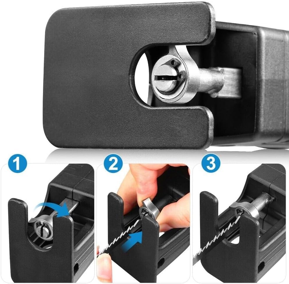 Miniatura 4 de QINALO Adaptador de sierra recíproca para taladro eléctrico, kit de accesorios de sierra recíproca eléctrica con kit de adaptador inalámbrico y