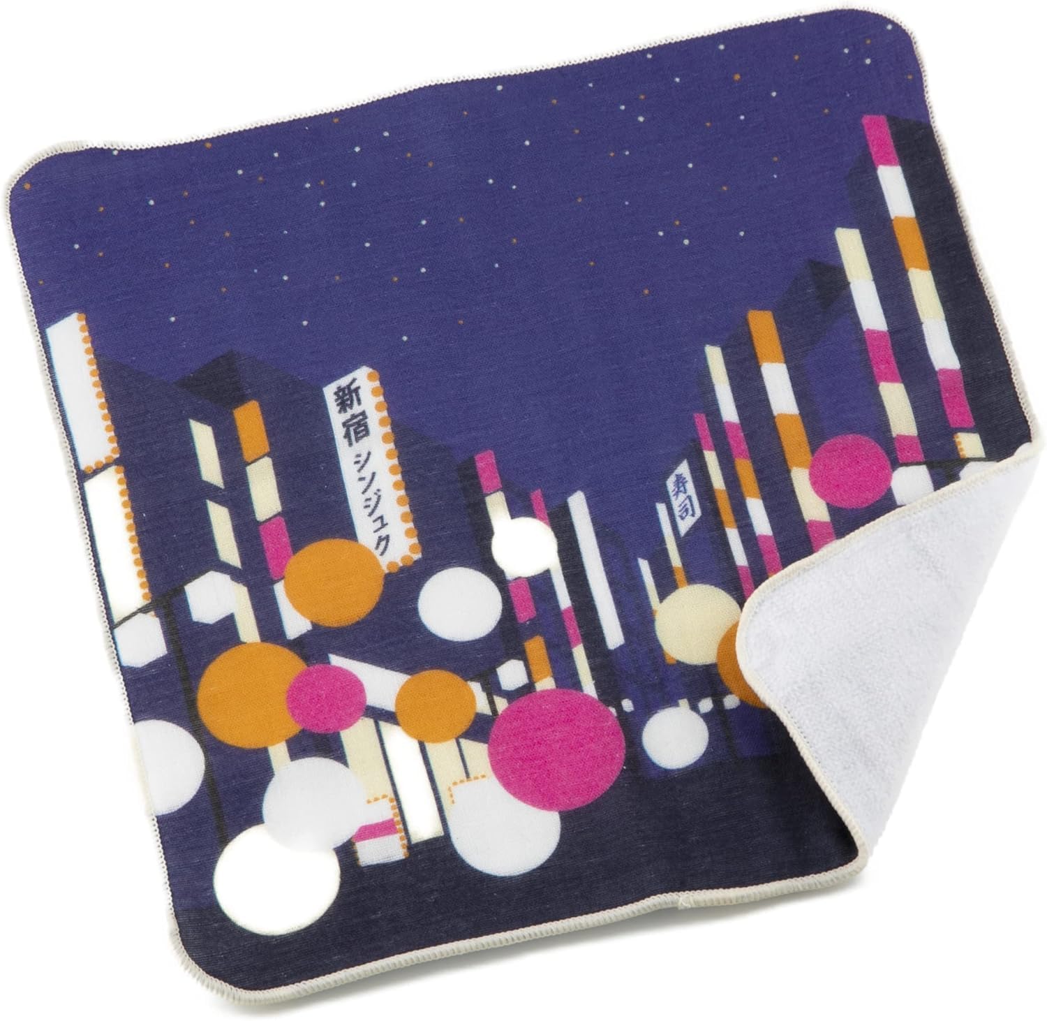 Noren Women's Shinjuku (Japan) Japanese Thick Handkerchief 100% Cotton (Japanorama/Shinjuku) Fluffy Senshu Quick-Drying Highly Absorbent Japanese Pattern For