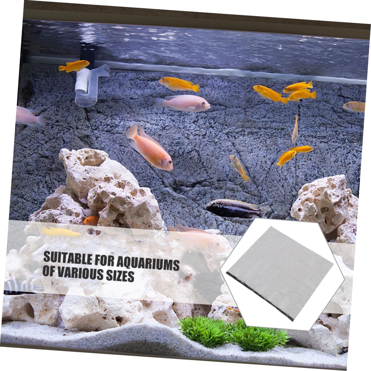 Aquarium Jump Net Covers Mesh Lid for Fish Tank Fish Divider Breathable Barrier