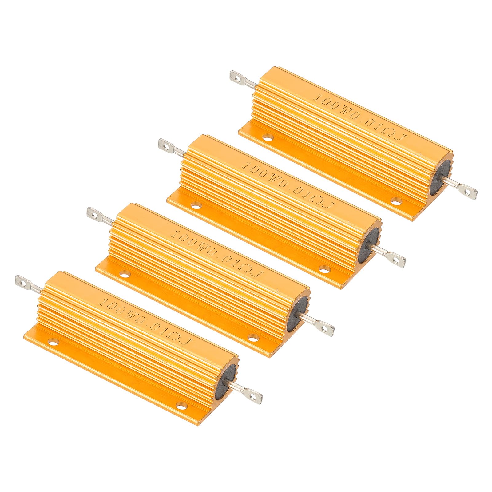 Mdurian 2 X 25W 10 Ohm 5% Aluminiumgehäuse Widerstand Lastwiderstände Gewindebohrer Wirewound Aluminium Gehäuse Drahtwiderstand Gold Mdurian 2 X 25W 10 Ohm 5% Aluminiumgehäuse Widerstand Lastwiderstände Gewindebohrer Wirewound Aluminium Gehäuse Drahtwiderstand Gold