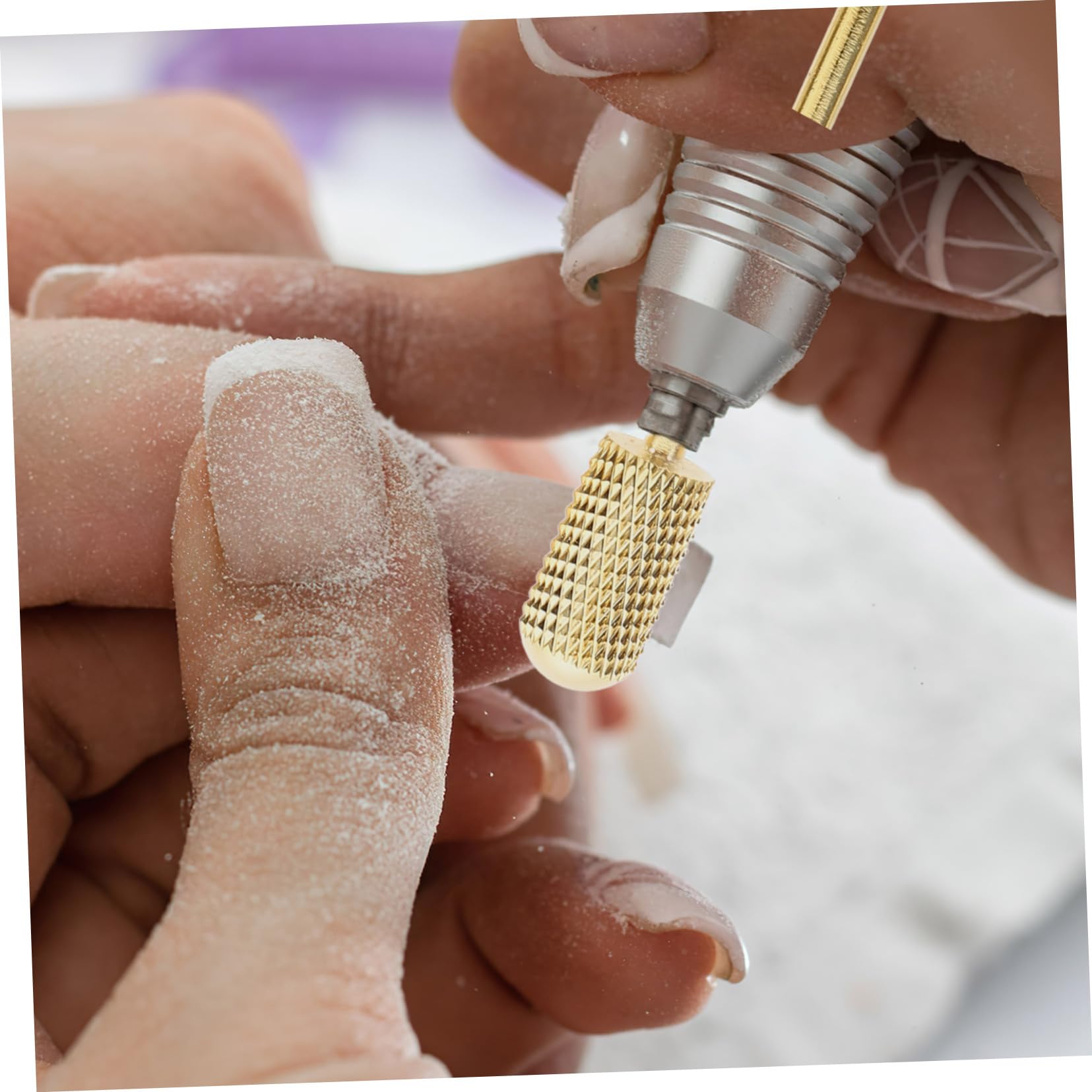 Healeved 6piezas Brocas De Manicura De Tungsteno Kit Para Pulido De Uñas Herramientas De Molienda Para Gel y Compatibles Taladros Eléctricos De Uñas