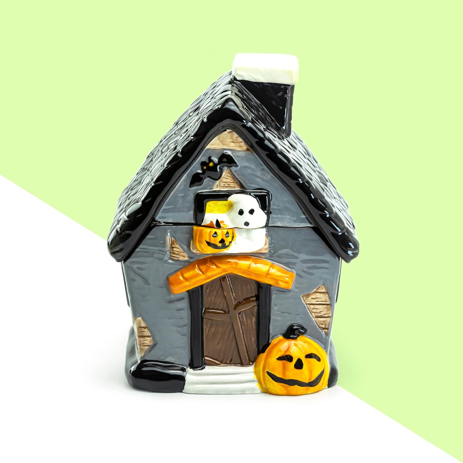 Potter's Studio Halloween Haunted House Cookie Jar