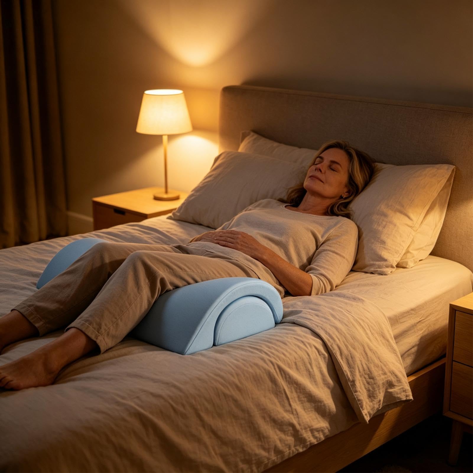 Poduszka pod nogi, ergonomiczna poduszka na nogi, z regulacją wysokości
