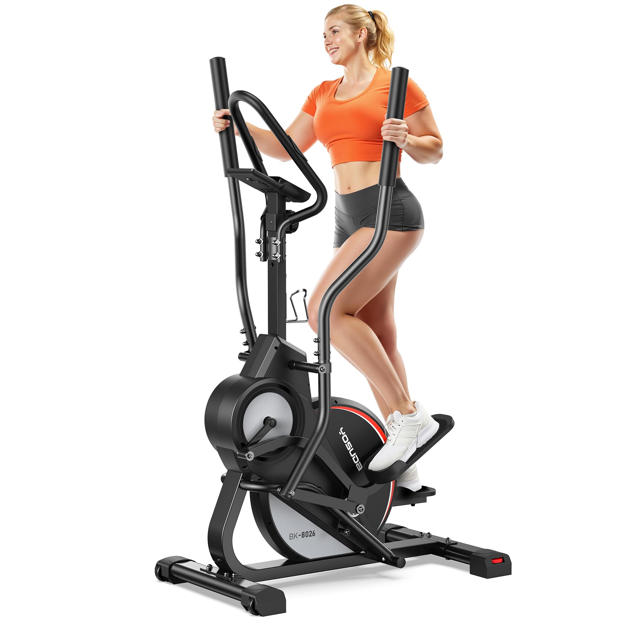 YOSUDA Elliptical Exercise Machine, 3-in-1 (Elliptical + Cardio Climber + Stair Stepper) Elliptical Machine for Home with 45°Incline, 15.5 in Stride,