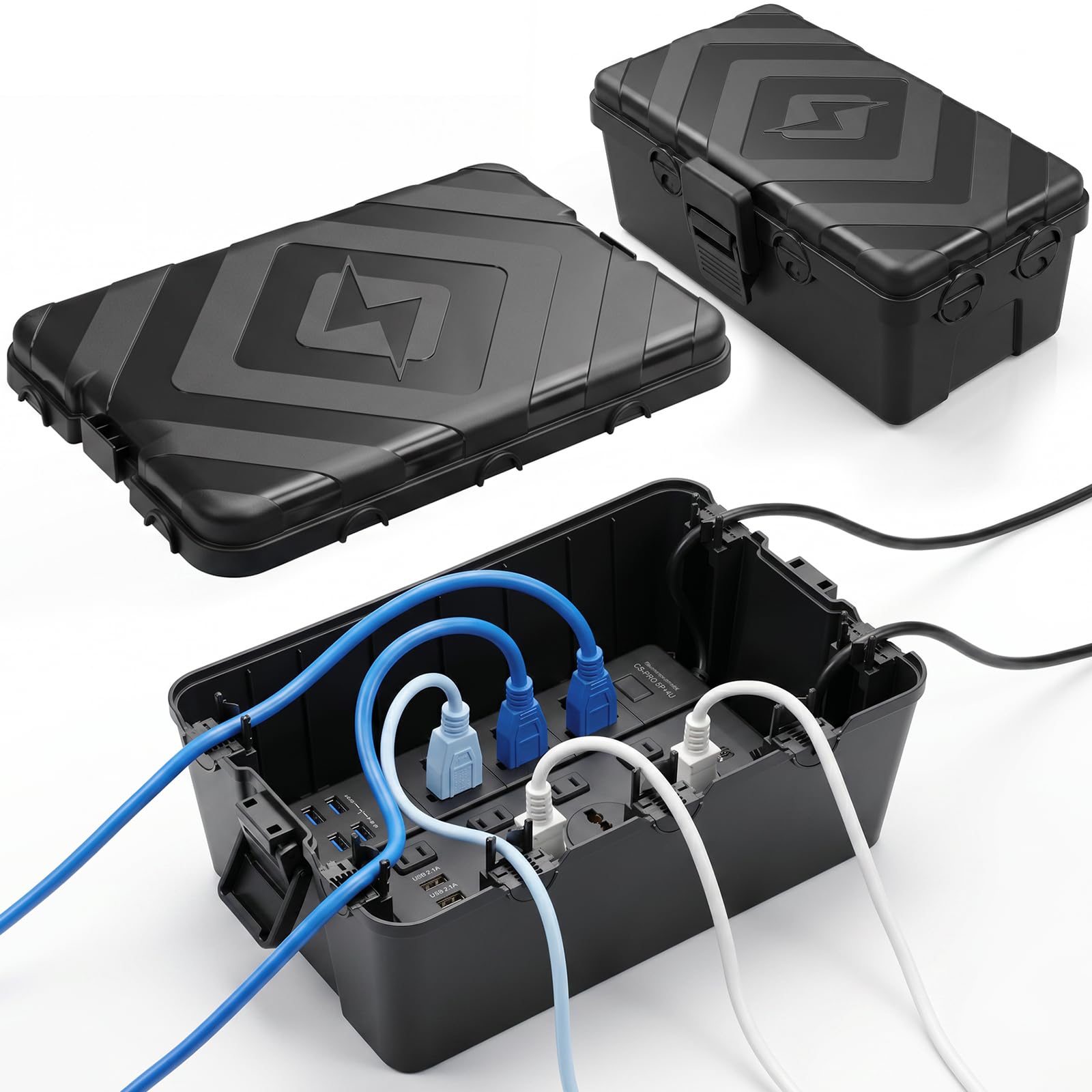 Waterproof Outdoor Electrical Boxes - 2 Pack -1