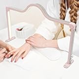 NAIXING Nail Tech Lamp for Desk, 5-100% Brightness Adjustable, 3000 K-6000 K Color Temperature Adjustable, 19.68 in High, LED, RA＞90