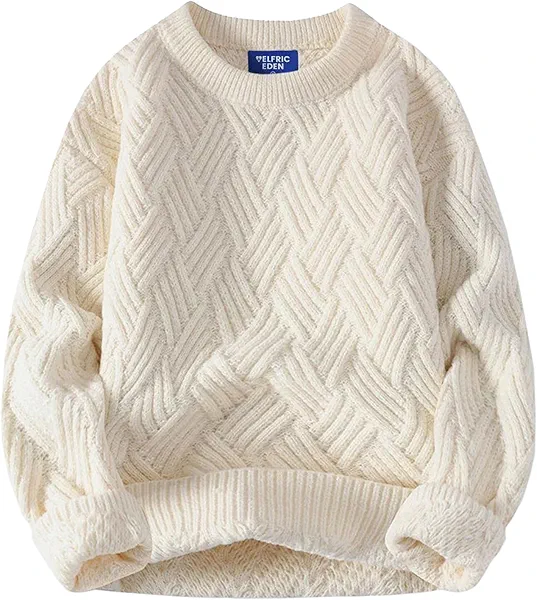 Aelfric Eden Vintage Oversized Sweaters Crewneck Knit Pullover Baggy Loose Casual Cable Sweater 2025 Fall Clothes