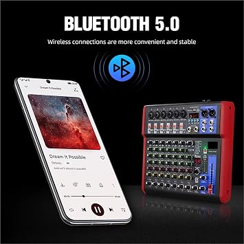 Dj Controller, 99Dsp Mixer Dj Console - 2 Mic/Line Inputs Mp3/Usb I/O Eq & Delay Effects 20Hz-30Khz-THSDXC84470-4 Channels