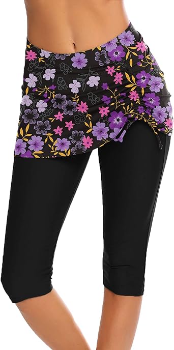 Womens skirted swim leggings Clearance