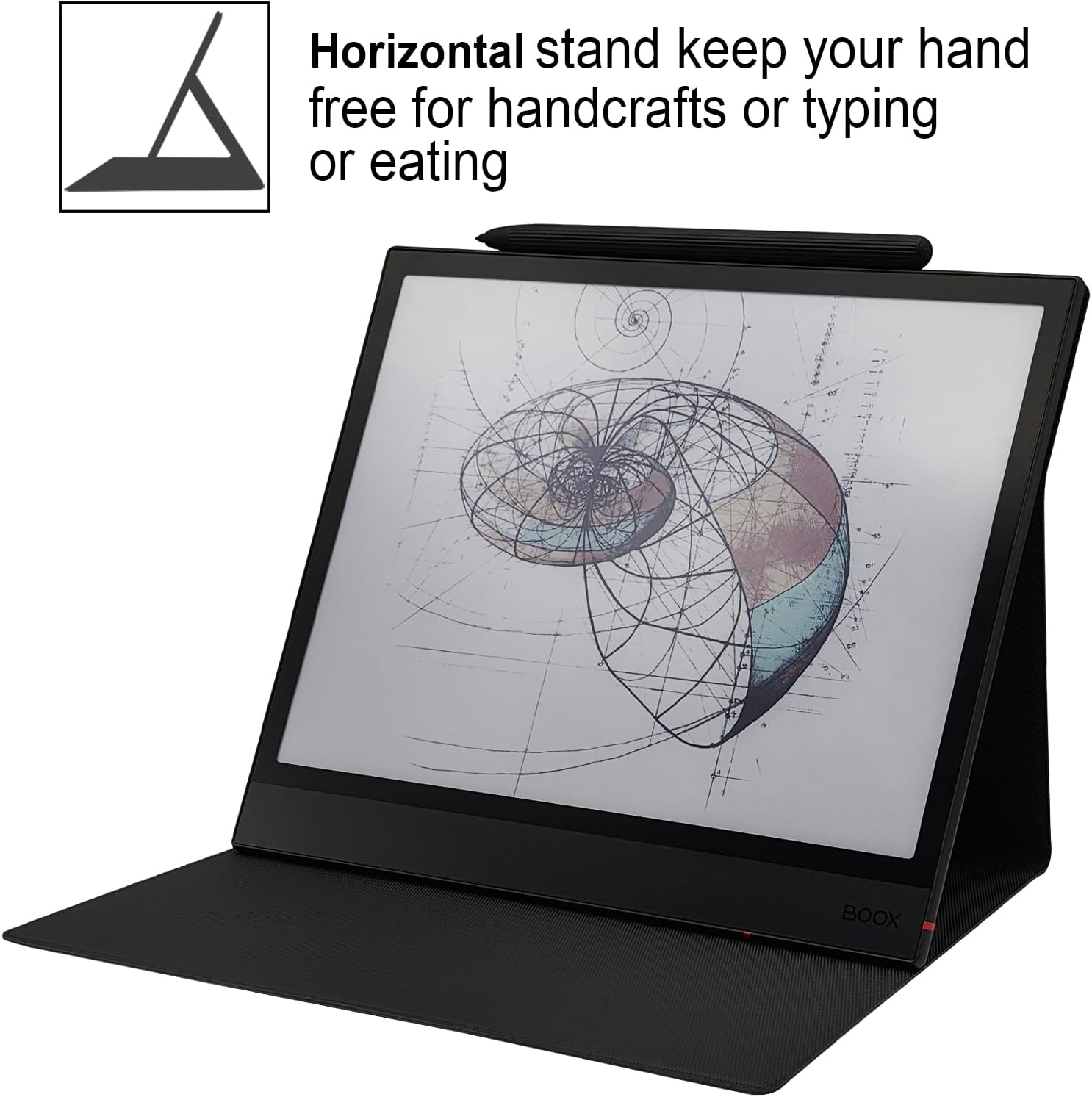 Magnetic Stand Case for Onyx Boox Note Air 5 C/Note Air 4 C/Note Air 3 C (2025/2024/2023 Released) Ultra-Thin Lightweight Leather Cover with Auto Sleep/Wake & Magnetic Closure (Misty Forest)