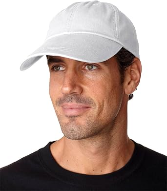 Adams Cotton Twill Pigment-Dyed Sunbuster Cap OS WHITE