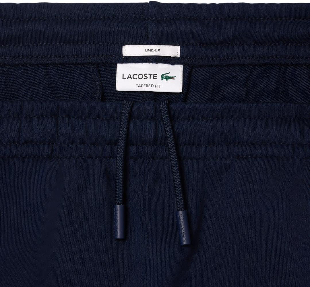 Lacoste Men's Soft Branding Tapered Leg Sweatpants, Navy Blue, Large - Image 6