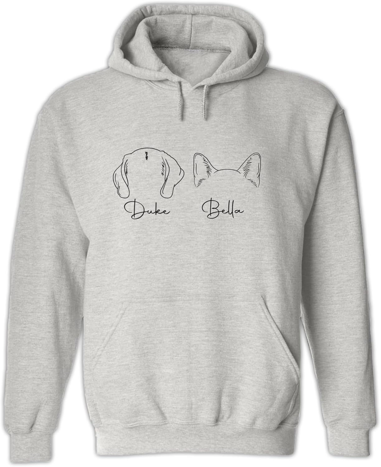 Custom Dog Sweatshirt, Personalized Dog Ears Hoodie with Name, Pet Lover Gift, Custom Dog Mom Sweatshirt, Dog Dad Gift, Christmas Pet Gift, Cute Custom Pet Lover Tee - Image 4