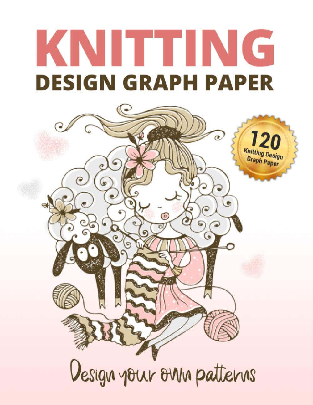 Knitting Design Graph Paper: Premium 4:5 Ratio Blank Knitter's Notebook