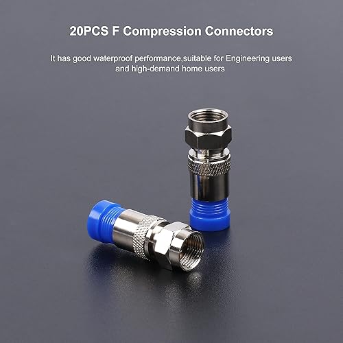 Miniatura 5 de Knoweasy BNC Crimpadora de cables y kit de herramientas de compresión coaxial - Conector de compresión multifuncional juego de herramientas