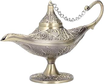 Aladdin Wunderlampe Sammlerstück - Vintage Deko Aus Zinklegierung