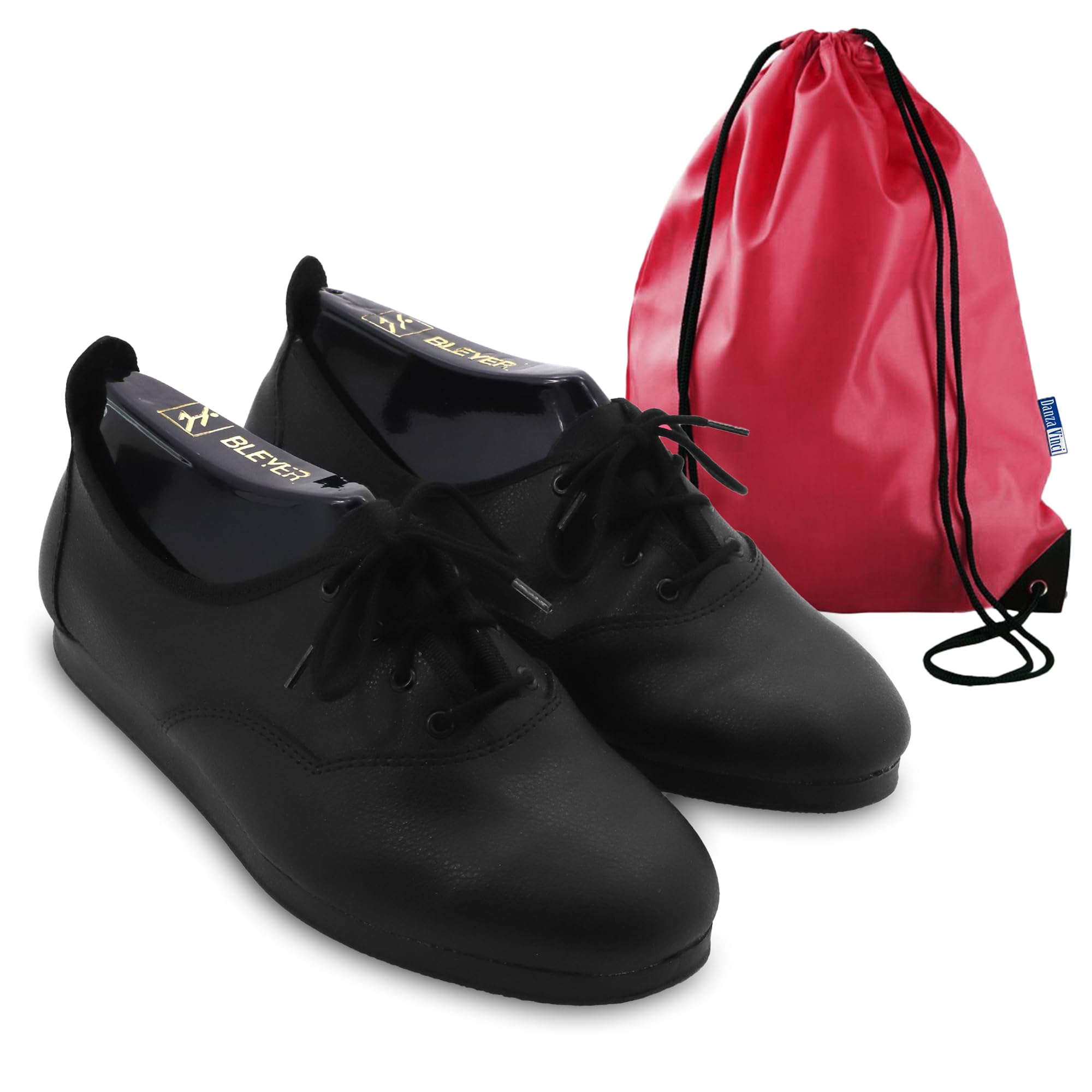 Bundle Bleyer Swing und Boogie Woogie Tanzschuhe 7530 mit Schuhbeutel, Tanzschuhe aus Leder für Herren, Tanzsportschuhe