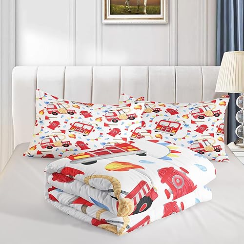 Miniatura 10 de QOOMO Juego de edredón de baloncesto para niños, adolescentes y niños, edredón deportivo en 3D con 2 fundas de almohada, juego de ropa de cama de