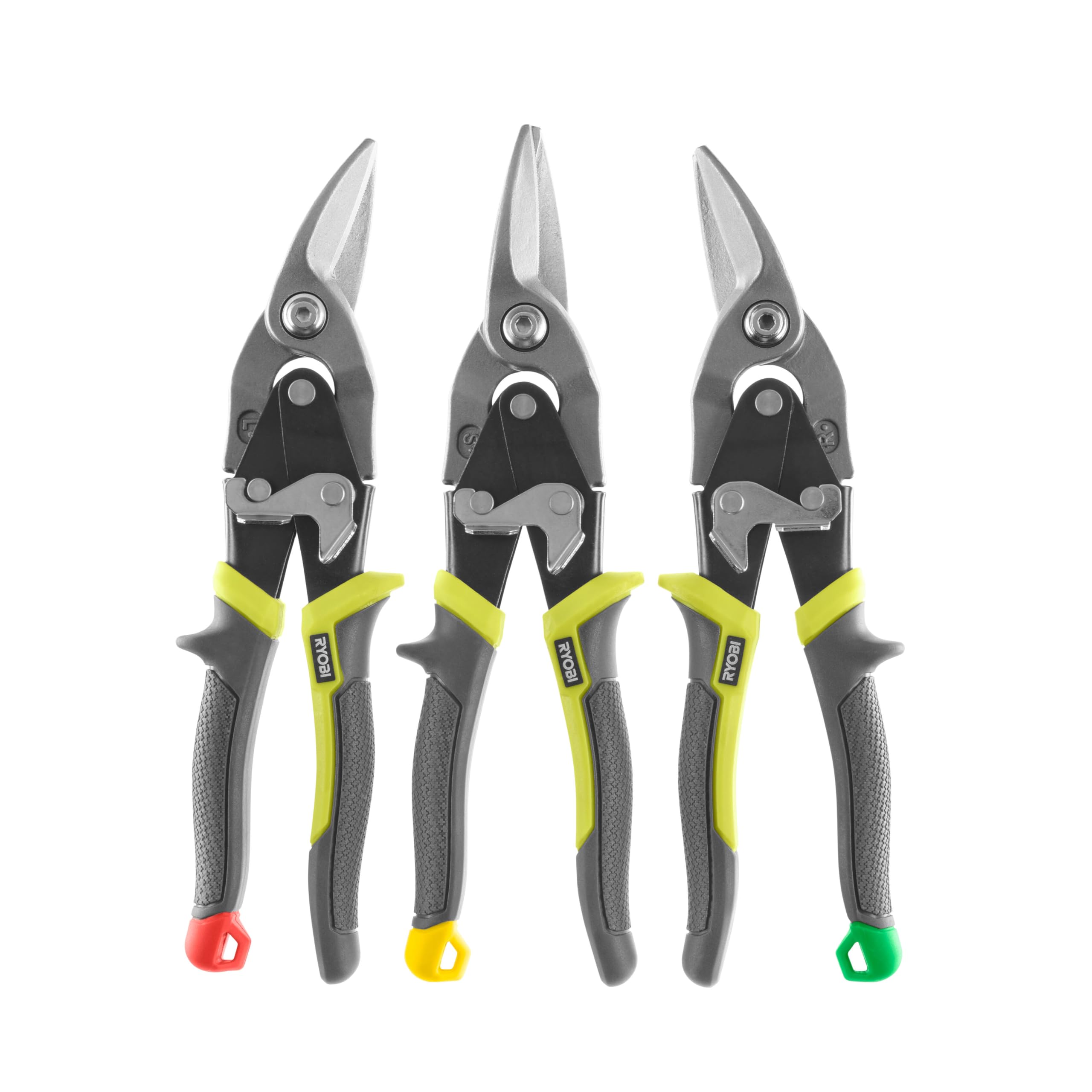 Ryobi 3 Pcs Heavy Duty Aviation Snips Set