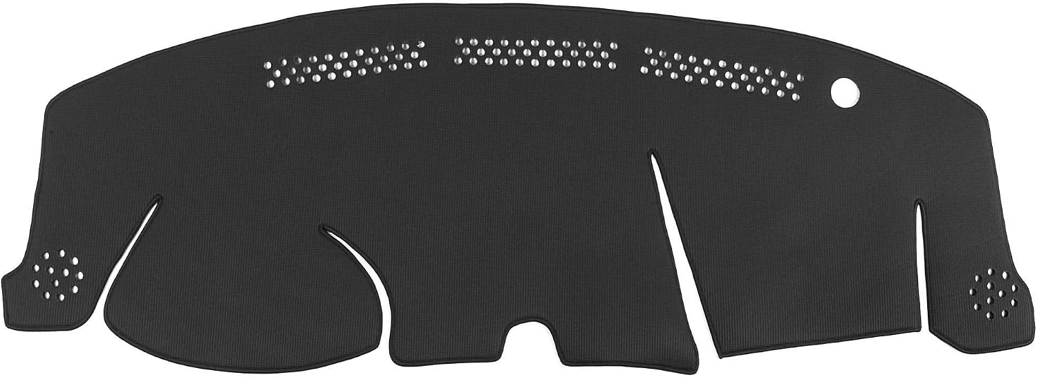 WellVisors Black Dash Mat Dashboard Cover Compatible with Nissan 2011-2017 Juke