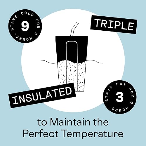 Miniatura 5 de Corkcicle - Taza de viaje de acero inoxidable con aislamiento