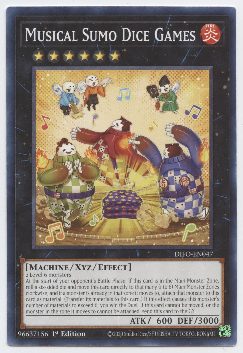 Amazon.com: Yu-Gi-Oh! Musical Sumo Dice Games - DIFO-EN047