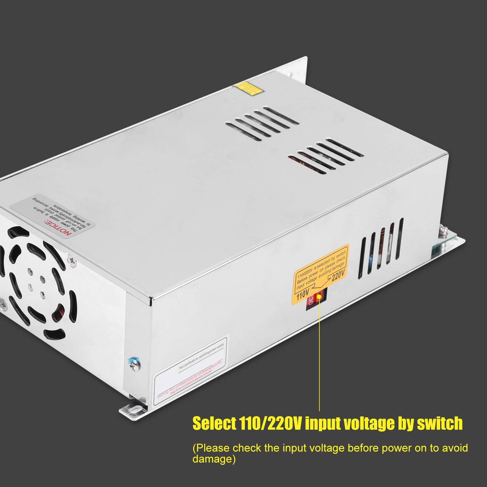 Regulowany zasilacz przełączający, S-800-65 110 / 220 V 800 W, DC Uniwersalny regulowany zasilacz impulsowy do radia, projekt komputerowy