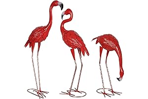 XONOR 3-Piece Flamingo Yard Décor - A Vibrant Touch to Your Outdoor Oasis