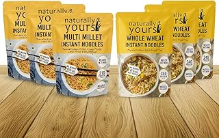 Naturally Yours Instant Noodles Combo | Khapli Whole Wheat & Multi Millet Variety Pack | Maida Free, High Protein & Fiber Price In India