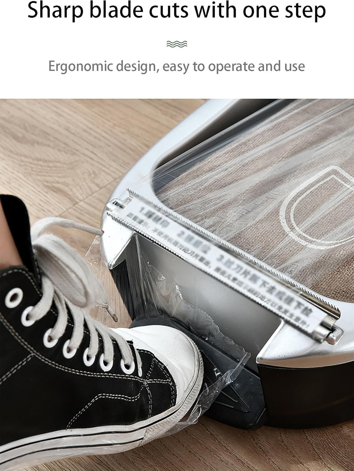 Dispensador de zapatos portátil, dispensador automático de cubrezapatos desechable para el hogar, oficina, laboratorio, fábrica, hospital, uso en interiores