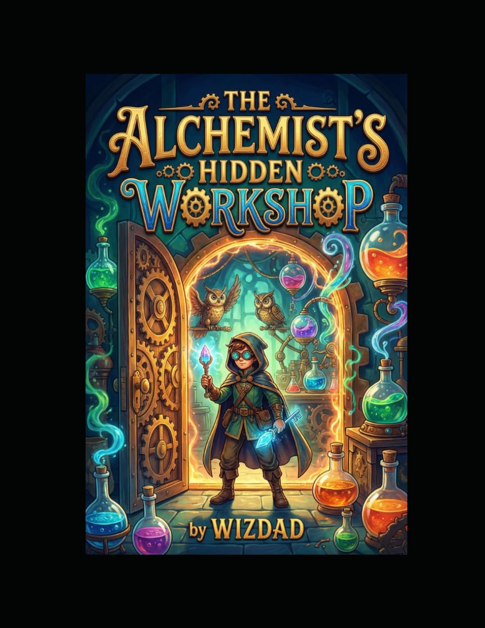 The Alchemist's Hidden Workshop: coloring book