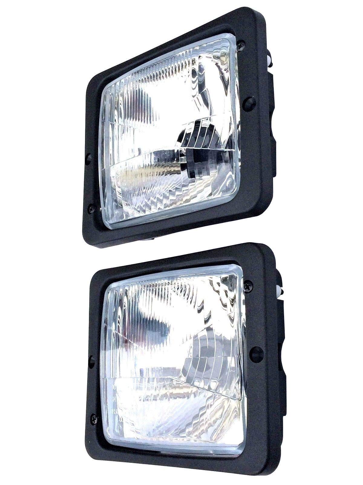 2x Scheinwerfer Fernlicht Abblendlicht H4 172x142 Traktor Zetor Atlas