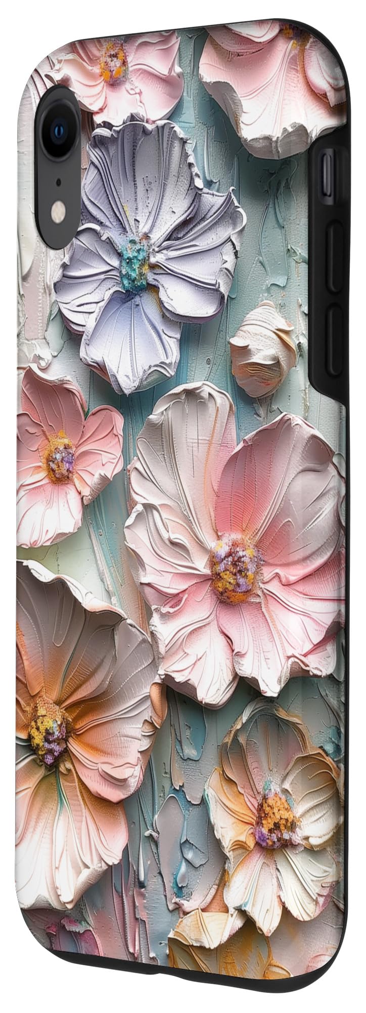 iPhone XR Blossom Nature Oil Painting Flowers Case - Image 2