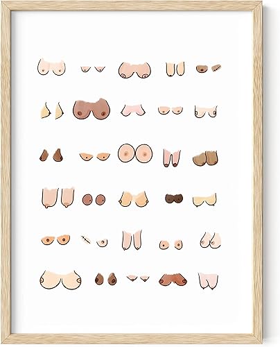 Miniatura 179 de HAUS AND HUES Decoración Divertida de Baño – Arte de Pared de Barba y Mullet, Letrero Humorístico de Baño, Impresión de Pared Divertida para Baño o