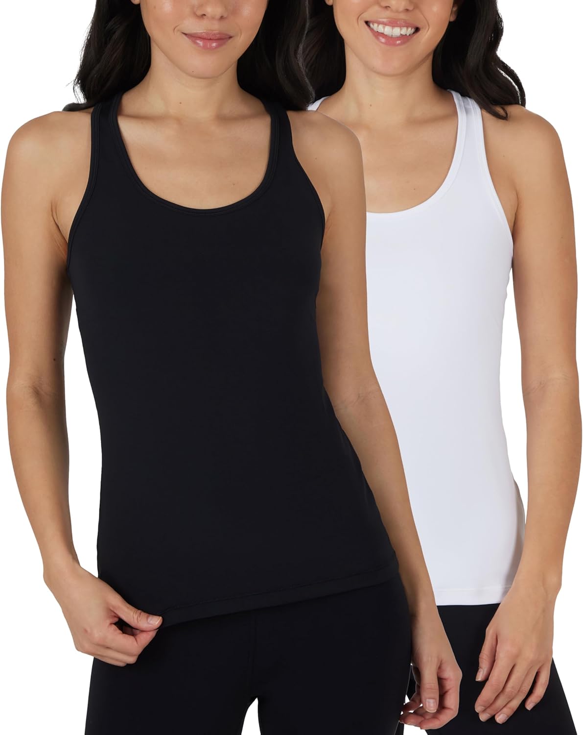 Yogalicious Womens Lightweight Tank Top Soft Racerback Workout Yoga Sleeveless Quick Dry Top