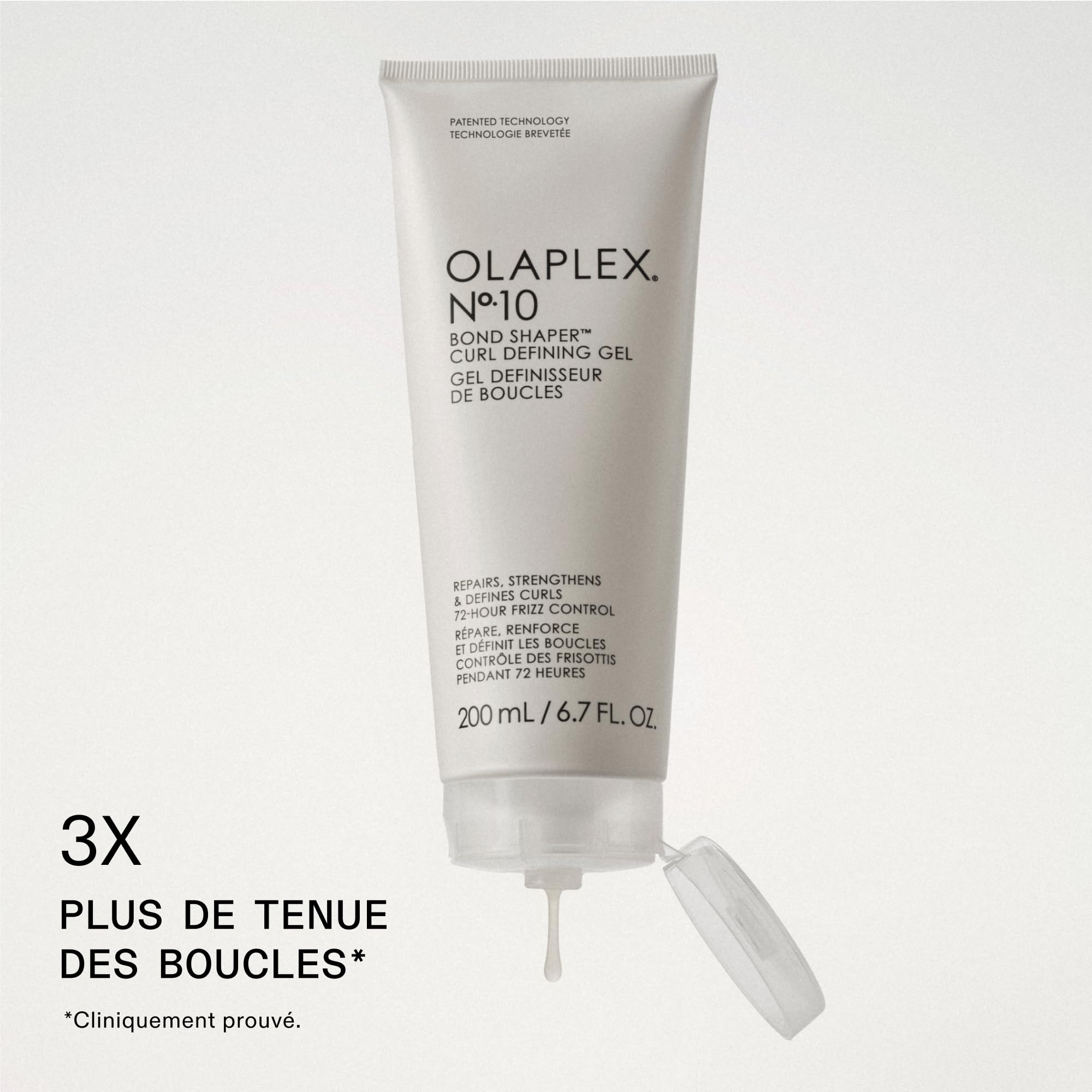 Olaplex Nº.10 Bond Shaper™ Curl Defining Gel: Frizz Smoothing Curl Gel | Hydrates, Detangles & Defines Curls | All Day Hold No Residue | For Coily, Curly, and Wavy, 200 mL/Fl. Oz.